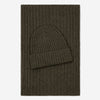 Milano (dark green) - 100% cashmere ribbed beanie (unisex)- Fratelli Orsini - Luxury Beanie - Handmade in Italy -  4