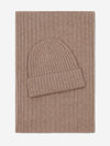 Napoli (brown) - 100% cashmere ribbed scarf (unisex) - Fratelli Orsini - Luxury Cashmere Scarf - Handmade in Italy - 4
