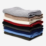 100% cashmere ribbed scarf (unisex) - Fratelli Orsini - Luxury Cashmere Scarf - Handmade in Italy - 1