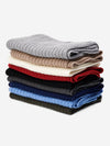 100% cashmere ribbed scarf (unisex) - Fratelli Orsini - Luxury Cashmere Scarf - Handmade in Italy - 1