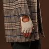 Dario (cognac) - Hand-sewn Italian crochet driving gloves from lambskin leather - Fratelli Orsini - Luxury Leather Gloves - Handmade in Italy - 8