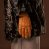 Donatella (brown) – Luxurious Italian peccary leather gloves with cashmere lining - Fratelli Orsini - Luxury Leather Gloves - Handmade in Italy - 10