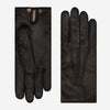 Donatella (black) – Luxurious Italian peccary leather gloves with cashmere lining