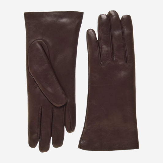 ER4003 (brown) - Women's Italian Rabbit Fur Gloves