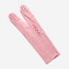 Elena (pink) - Italian silk lined 16-button length leather opera gloves
