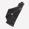Elena (black) - Italian silk lined 8-button length leather opera gloves