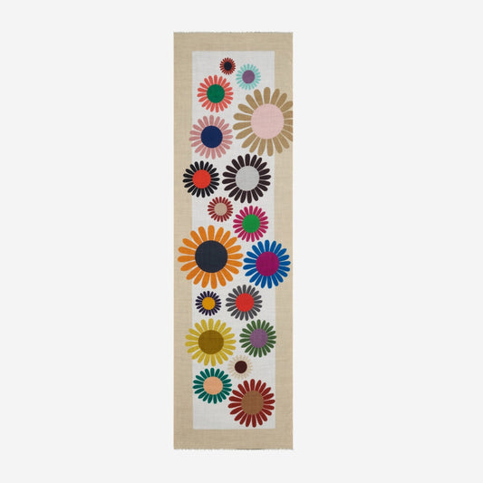 Evelina (yellow) - Soft and lightweight Italian scarf from premium wool