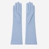 Leonora (sky) - Italian cashmere lined 6-button length leather gloves