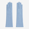 Leonora (sky) - Italian cashmere lined 6-button length leather gloves