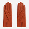 FC04 (cognac) - Gants en cuir femme doublés cachemire italien