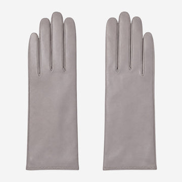 FC04 (grey) - Women's Italian cashmere lined leather gloves