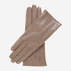 FC04 (Taupe) - Damen-Lederhandschuhe, innen mit italienischem Kaschmir gefüttert