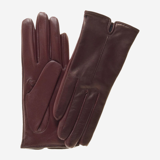 FC34 (xb) - Women's touchscreen Italian cashmere lined leather gloves