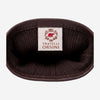 FS01W (brown) - Italian cashmere lined opera length leather gloves