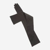 FS15W16SUEDE (black) - Italian silk lined suede opera gloves - 16-button length