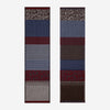 Federico (red/blue) - Warm and soft Italian scarf from wool blend