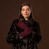 Florentina (red) - Handmade Italian knitted wool gloves with luxurious cashmere lining - Fratelli Orsini - Luxury Leather Gloves - Handmade in Italy - 4
