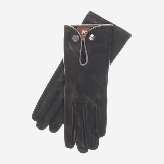GG4110 (black/grey) - Women's Italian casual car gloves