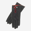 GG4110 (noir/rouge) - Gants de conduite décontractés italiens pour femmes