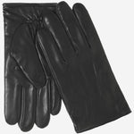 Giovanni (black) - classic Italian lambskin leather gloves with cashmere lining - Fratelli Orsini - Luxury Leather Gloves - Handmade in Italy - 2