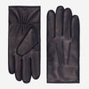 Giovanni (bleu marine) - Gants en cuir d'agneau italien classique avec doublure en cachemire