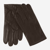 Giovanni (brown) - Classic Italian lambskin leather gloves with cashmere lining & touchscreen feature