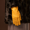 Isabella (yellow) - Italian lambskin leather gloves with luxurious cashmere lining - Fratelli Orsini - Luxury Leather Gloves - Handmade in Italy - 7