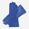 Isabella (high blue) - Italian lambskin leather gloves with cashmere lining