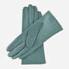 Isabella (sage) - Italian lambskin leather gloves with cashmere lining