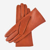 Isabella (terra cotta) - Italian lambskin leather gloves with cashmere lining