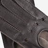 Leonardo (dark brown) - Italian driving gloves made of American deerskin leather - Fratelli Orsini - Luxury Driving Gloves - Handmade in Italy - 3