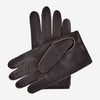 Leonardo (dark brown) - Italian driving gloves made of American deerskin leather