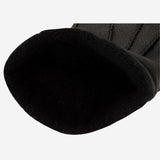 Lorenzo (black) - Italian gloves made of American deerskin leather with cashmere lining - Fratelli Orsini - Luxury Leather Gloves - Handmade in Italy - 3