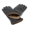 Luciano (grey) - Handmade Italian knitted wool gloves with luxurious cashmere lining