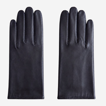 Marcella (black) - Unlined women’s lambskin leather gloves