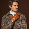 Marcello (brown) – Luxurious Italian peccary driving gloves - Fratelli Orsini - Luxury Leather Gloves - Handmade in Italy - 6