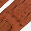 Maria (brown) - Italian driving gloves made of American deerskin leather - Fratelli Orsini - Luxury Driving Gloves - Handmade in Italy - 2