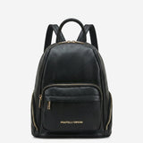 Martina (black) - Italian calf leather women's backpack