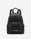 Martina (black) - Italian calf leather women's backpack