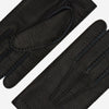 Matteo (Schwarz) - Italienische Handschuhe aus amerikanischem Hirschleder mit Kaschmirfutter