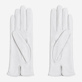 PZ01 (white) – Embroidered unlined Italian lambskin opera gloves