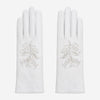 PZ01 (white) – Embroidered unlined Italian lambskin opera gloves