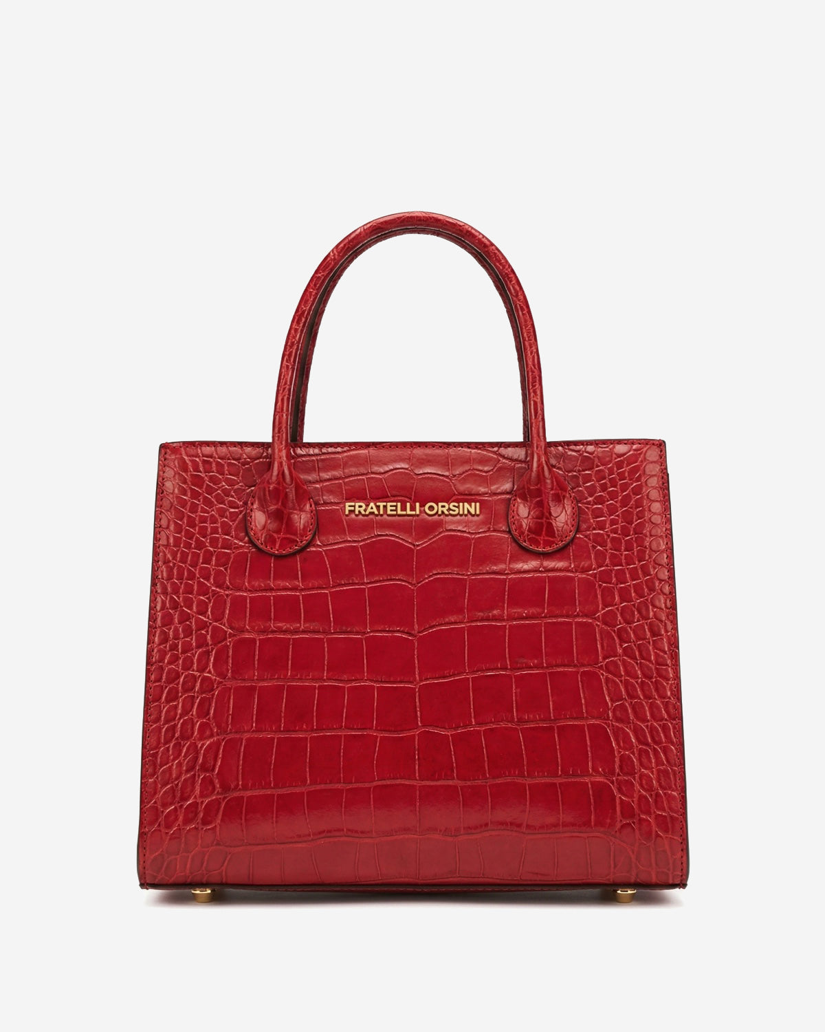Italian Calf Leather Women's Handbag Red – Fratelli Orsini®