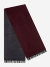 Romeo (red/grey) - warm and soft scarf from 100% wool - Fratelli Orsini - Luxury Wool Scarf - Handmade in Italy - 1 