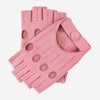 Rossana (pink) – Italienische fingerlose Lammleder-Fahrerhandschuhe