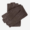 Rossana (Taupe) – Italienische fingerlose Lammleder-Autohandschuhe