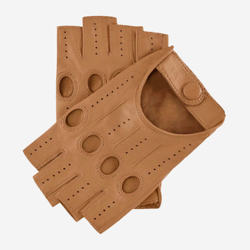Rossana (vac) – Italienische fingerlose Lammleder-Fahrerhandschuhe