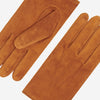 Silvia (cognac) - suede leather gloves with luxurious cashmere lining - Fratelli Orsini - Luxury Leather Gloves - Handmade in Italy - 4