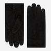 Silvia (black) - Suede leather gloves with luxurious cashmere lining