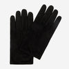 Silvia (black) - Suede leather gloves with luxurious cashmere lining